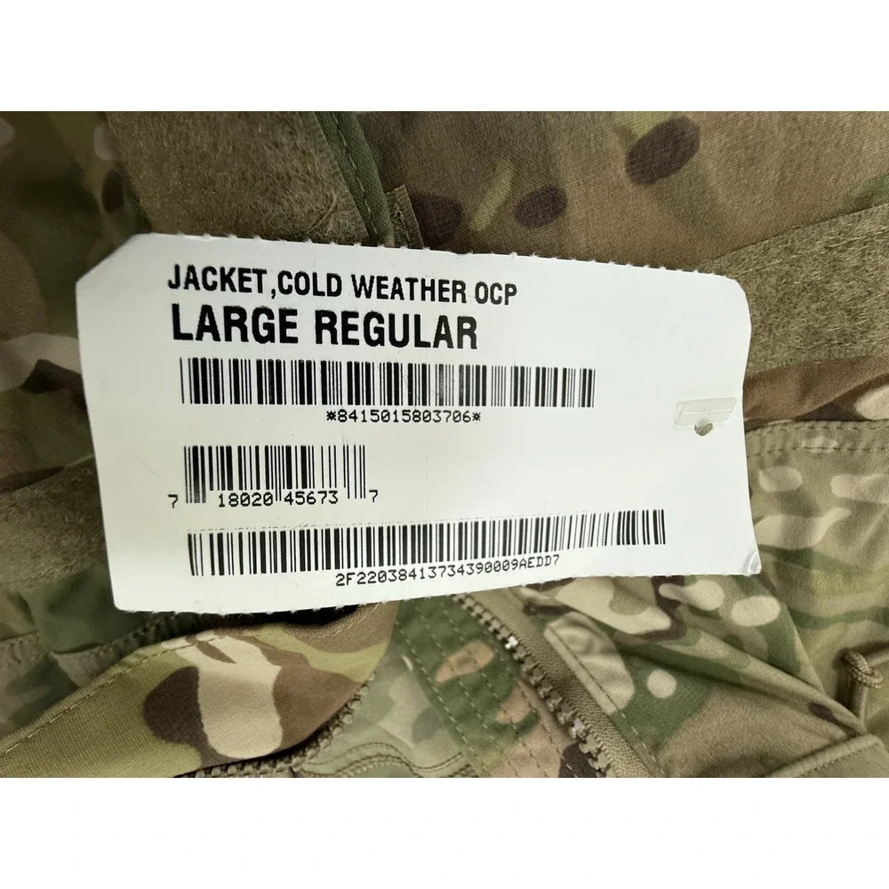 MultCam OCP Scorpion Camo Level 5 Gen III Soft Shell Cold Weather Jacket LG Reg